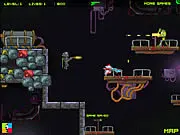 Maxx The Robot free online action shooting game, robot character, upgrading weapons, platform game