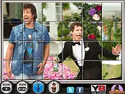 Free online puzzle game That's My Boy, solving a fragmented image from the Adam Sandler movie