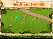Fruit Picker free online line drawing strategy game collision avoidance PlayArcadeHub