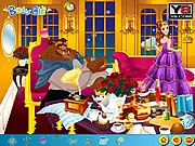 Bella Princess Story online game, beautiful princess Bella in a yellow ballgown preparing for a date, free online princess dress-up game