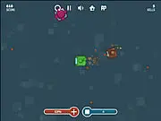 Square Invaders free online space shooter game arcade upgrade spaceship