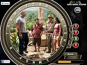 Play Journey 2 Find the Alphabets free online. Screenshot of the hidden object game with four images.