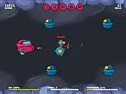 Epic Droids Factory free online action game, upgrade your droid, fight enemy robots, collect bonuses for power-ups.
