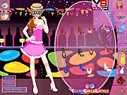 Fancy Ball Dress Up game screen showing a girl with various elegant gowns, shoes, and accessories ready for a grand ball, free online fashion game