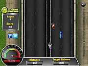 Play High Speed Racer online free, car and bike racing game, compete with opponents on track, high speed driving game