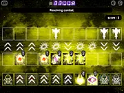 Play Nebula Warriors Card Combat online free, strategy card game, battle enemy forces in space, manage card resources.