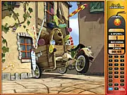 Doogal Find the Numbers game screenshot showing the cartoon character Doogal in a scene where several numbers are hidden
