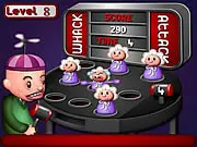 Free online Whack Attack arcade game where you hit beavers with a mallet