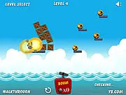 Free online game thumbnail for Kill Pirates, a physics puzzle game with bombs and pirates