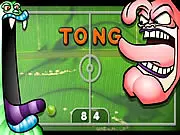 Free online game image for Tong Game, featuring bizarre tongue-to-tongue combat