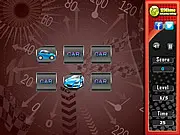 Online memory match game featuring lovely cars; free online car-matching puzzle game