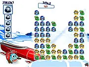 Play Bobble Rocket free online match-2 puzzle game with winter-themed bobbles and wildcards