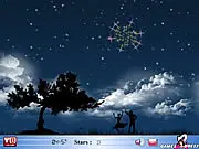 Valentines Day Hidden Stars free game, play online hidden objects, point and click star finder