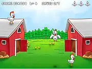 Play FlapAChicken free online casual game - Help the chickens land safely
