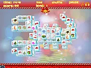 Santa Mahjong free online tile matching game Christmas puzzle