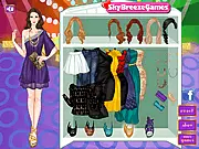Girls Night Out free dress up game online, style trendy outfit for fashion night, play free couture game