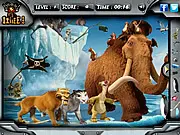 Play Ice Age 4 Hidden Objects free online game. Find hidden items in scenes with Manny and Sid.