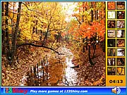 Screenshot of Hidden Spots Trees free online game showing a forest scene with subtle differences hidden in the foliage