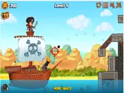 Play Fort Blaster Puzzle free online game – Pirate cannon blasting physics puzzle on PlayArcadeHub