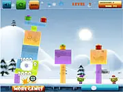 Santa's Siege free online Christmas physics puzzle game screenshot