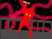 Cloud 1 free online action game screenshot, minimalist cosmic energy blast and power-up effect on PlayArcadeHub