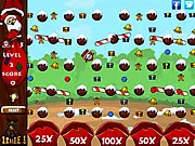 Super Santa Game flying and collecting Christmas gifts