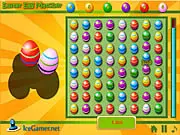 Easter Egg Matcher free online match 3 game, aligning three identical Easter eggs, colorful puzzle games on PlayArcadeHub