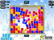 Ice Cubes free online match puzzle game with same-shade blue blocks