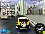 Fury of Titans free online racing game, car race against opponents, speed time trial, PlayArcadeHub