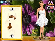 Maggie Grace Dress Up free online fashion game actress celebrity styling