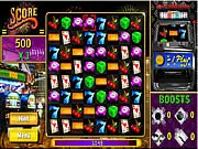 Vegas Night Lite free online slot game, aligning casino symbols to score points, spinning slot machine games on PlayArcadeHub