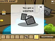Dave In The Cave free online adventure game, platformer to find diamond and escape before earthquake on PlayArcadeHub