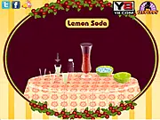 Kiddie Holiday Juice cooking game screen showing fresh oranges and cranberries and a finished glass of colorful juice, play free online game