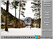 Play Winter Hidden Letters game free online, seek and find alphabet letters in snowy scenes