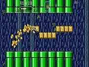 Screenshot of Bullet Bill 3 online game showing a speeding projectile avoiding solid gray obstacles and walls