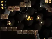 Ninja Noku free online platformer game, running, jumping, and turbo dashing through obstacles to face Mr. Evil