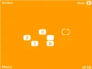 Steppin' Stones free online puzzle game screenshot showing a grid board with small stones and one final goal square