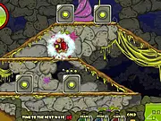 Block The Pig online puzzle game on a hexagonal board, blocking a cute fugitive pig