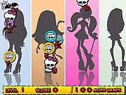 Monster High Typing free online educational game screenshot on PlayArcadeHub