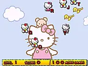 Hello Kitty Typing free online educational game screenshot on PlayArcadeHub