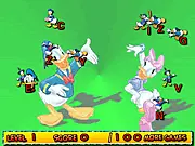 Donald Duck Typing free online educational game screenshot on PlayArcadeHub