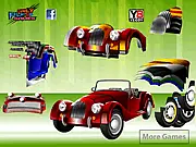 Pimp My Viper free online car customization game screenshot showing a highly modified, brightly colored Dodge Viper sports car