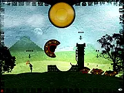 Mayan God free online puzzle game with block sliding mechanics