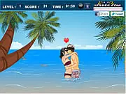 Celebrity Secret Kissing Game free online stealth love game screenshot on PlayArcadeHub