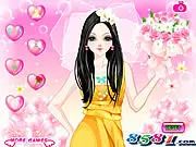 Glamorous Wedding Bride free online dress up game with luxury gowns and fashion styling