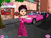 Pink Wedding Dress Up game, play free online bridal fashion game, pink wedding gowns and accessories