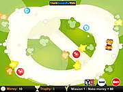 Play Sport Car Bubble Race free online driving and racing game, driving a classic sports car to collect bubbles and trophies while avoiding missiles.