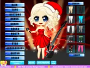 Taylor Swift Fan Dress Up game featuring a character in a stylish, concert-inspired outfit with a guitar