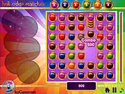 Play Holi Color Matcher free online, a match 3 puzzle game with colorful tokens and lotus booster items