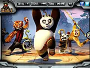 Kung Fu Panda 2 Hidden Objects free online game, find objects, puzzle game, Po and the Furious Five, play on PlayArcadeHub